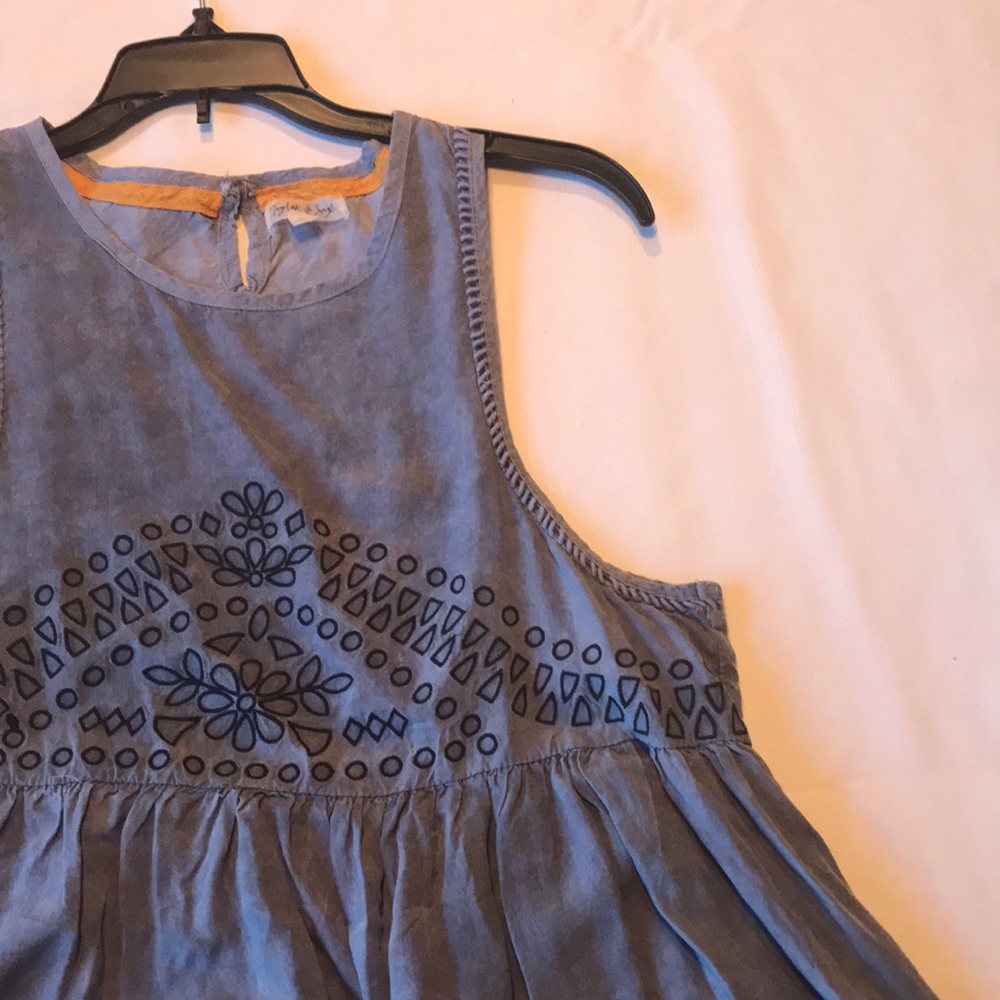 Navy Blue Blouse
